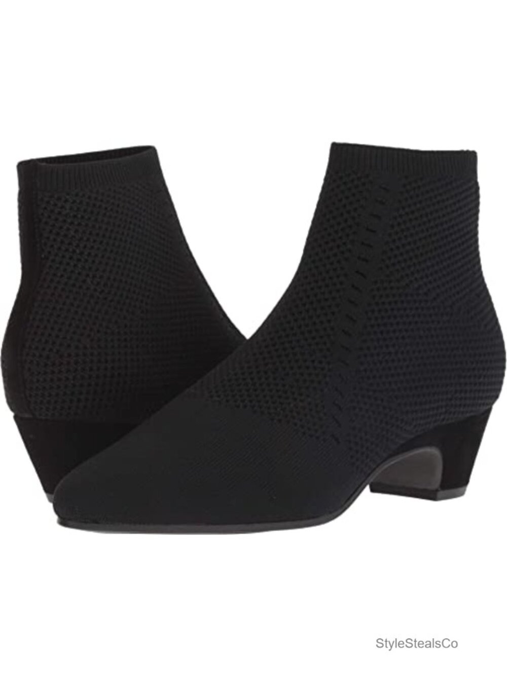 Eileen Fisher Purl Ankle Bootie Womens Suede Sock Boot